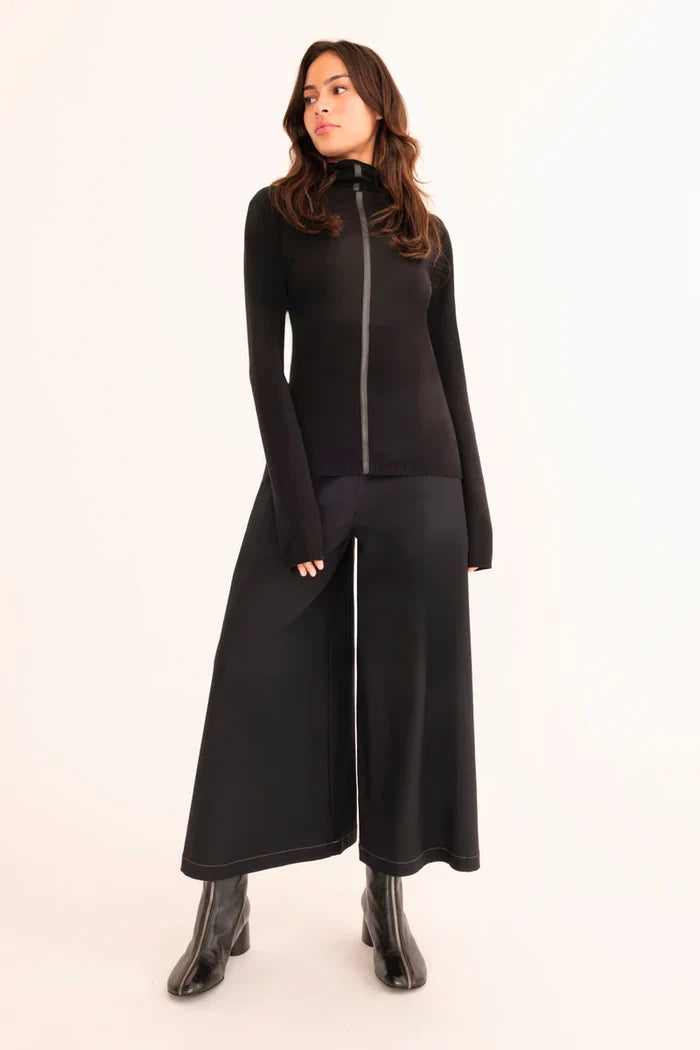 Elaine Kim Eron Stretch Cotton Funnel Top